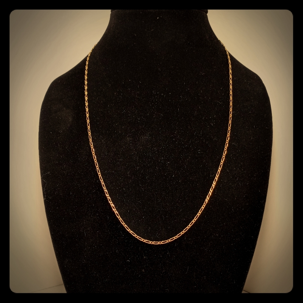 10k gold wire figaro chain